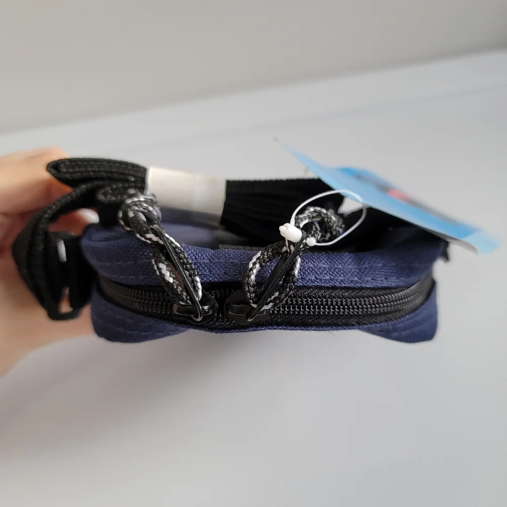 Navy Blue Polyester Camera Bag NWT